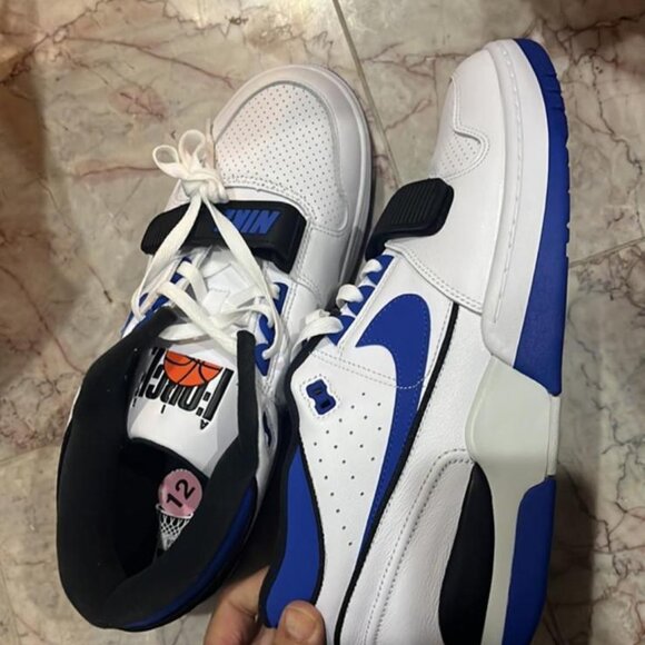 Nike Air Alpha Force 88 Men's Shoes (FN6245-100, White/Black/Photon Dust/Game - Picture 1 of 9